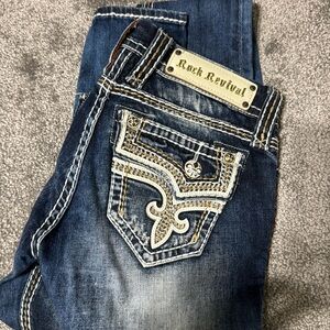 Rock revival jeans size 24 skinny leg